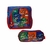 Kit Escolar Creche Bolsa Mochila Lancheira Estojo Ziper Duplo Infantil Super Kids Termica Alca Mao na internet