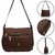 BOLSA FEMININA TRANSVERSAL DIA A DIA VARIOS BOLSOS na internet