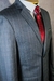 Terno Cinza Riscado em Poliviscose - Slim - comprar online