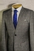Terno Cinza Quadriculado em Poliviscose - Slim - comprar online