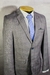 Terno Cinza Liso em Poliviscose -Slim