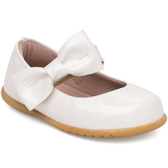 SAPATILHA INFANTIL PARA BATIZADO MODELO BONECA BRANCA