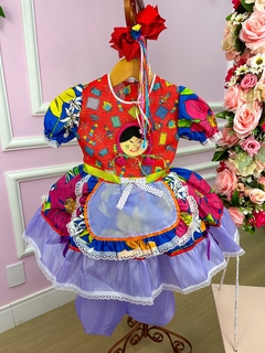 Vestido Junino Infantil Boneca Catarina