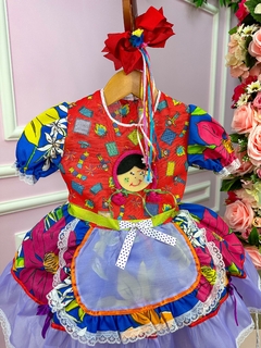 Vestido Junino Infantil Boneca Catarina
