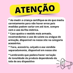 Vestido Junino Infantil Claudinha Chita com Shortinho | Festa Caipira São João Julina Quadrilha Escolar na internet