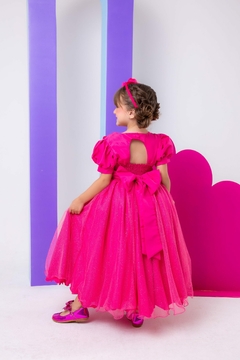 Vestido Infantil Fantasia Longa A Bela Adormecida Aurora Pink - LORY JOY | LOJA INFANTIL
