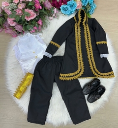 Fantasia Infantil Principe Conde William Preto - LORY JOY | LOJA INFANTIL
