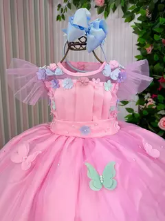 VESTIDO INFANTIL JARDIM ENCANTADO MARIE ROSA LUXO - loja online