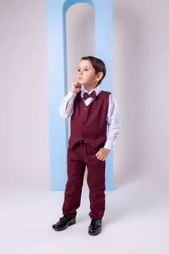 CONJUNTO SOCIAL INFANTIL MARSALA PAJEM BATIZADO na internet