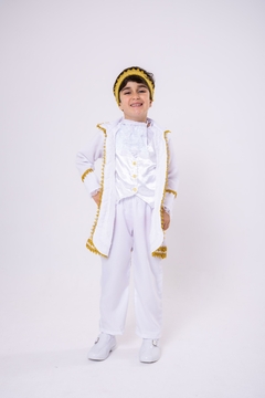 Fantasia Infantil Principe Conde William Branco