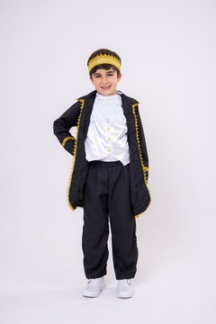 Fantasia Infantil Principe Conde William Preto