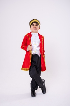 Fantasia Principe Conde William Vermelho - comprar online