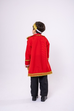 Fantasia Principe Conde William Vermelho - LORY JOY | LOJA INFANTIL