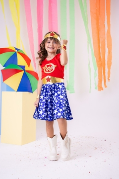 Fantasia Infantil Mulher Maravilha - LORY JOY | LOJA INFANTIL
