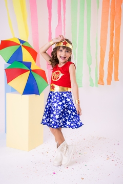 Imagem do Fantasia Infantil Mulher Maravilha