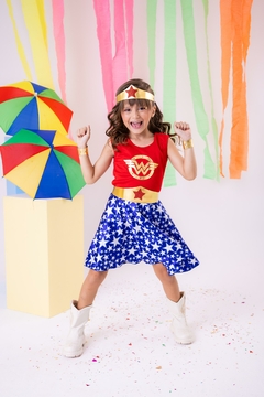 Fantasia Infantil Mulher Maravilha - loja online