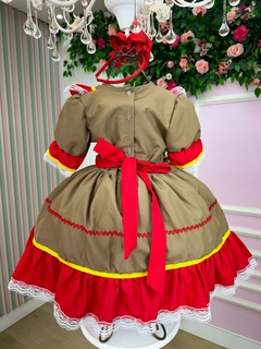 Fantasia Infantil Junino Cangaceira/Maria Bonita - loja online