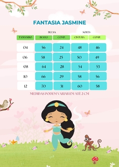 Imagem do Fantasia Infantil Princesa Jasmine Amarela