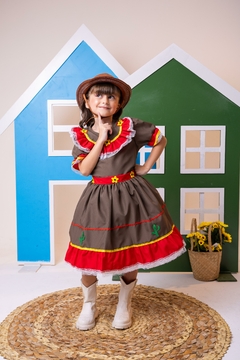 Fantasia Infantil Junino Cangaceira/Maria Bonita - comprar online