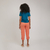 Calça Lisboa Feminina Casual em Linho Coral na internet