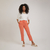 Calça Lisboa Feminina Casual em Linho Coral