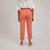 Calça Lisboa Feminina Casual em Linho Coral - Celana confecções