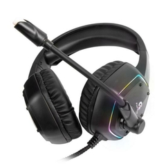 Headset Gamer Fortrek Blackfire P2 + USB RGB Preto - loja online