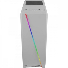 Gabinete Gamer Aerocool Cylon Branco RGB Lateral Vidro - comprar online