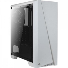 Imagem do Gabinete Gamer Aerocool Cylon Branco RGB Lateral Vidro
