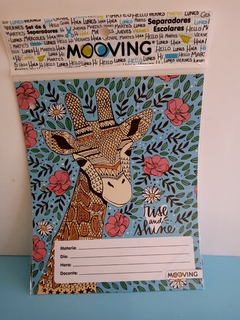 Separador de materia x 6 MOOVING Escolar - Librería Folder