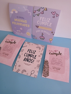 TARJETONES FELICIDADES surtidos