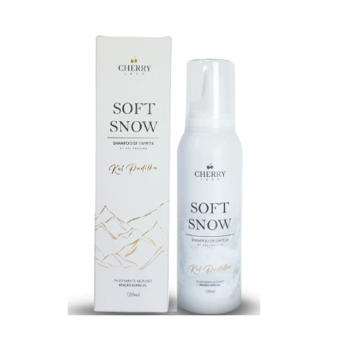 Soft Snow Cherry Lash 120ml Espuma Mousse Shampoo de Limpeza