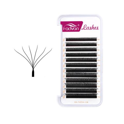 Cílios W 6D Real Fadvan 0.07 D Caixa Mix Volume Egípcio