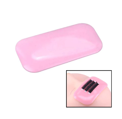 Placa Suporte de Silicone para Cílios Almofada de Testa