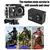 Go pro ultra HD com estojo impermeável - BRARJMAX