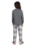 Veggi - Pijama Juvenil Manga Longa Xadrez - comprar online