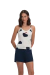 Mensageiro dos Sonhos - Shortdoll Alças Viscolycra