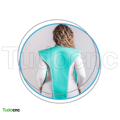 AVENTAL PANORÂMICO ADULTO (COM COLUNA) SEM PROTETOR DE TIREOIDE 100X60 0,25MM - comprar online