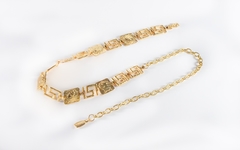 Cinto Corrente Leão Mini Dourado - comprar online