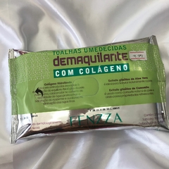 toalhas umedecidas demaquilante com colágeno Fenzza