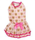 Vestido ursinho rosa p/ cachorro