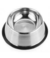 Comedouro inox 150 ml antiderrapante P redondo p/ cães e gatos