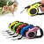 3 m 5 m acessórios para cães trela durável retrátil automático náilon extensão de chumbo para gatos cachorro andando correndo roleta de chumbo para cães