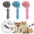 Escova de cabelo para cães de estimação, pente para gatos, cuidados com a higiene, escova para gatos, pente de aço inoxidável para cães de pêlo comprido, limpeza de animais de estimação, acessórios para cães