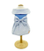Vestido Petisco Pax Estampa Real Casual Azul para Cães - Tamanho 2