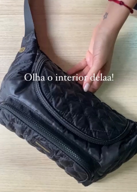 Pochete Nylon preta - comprar online