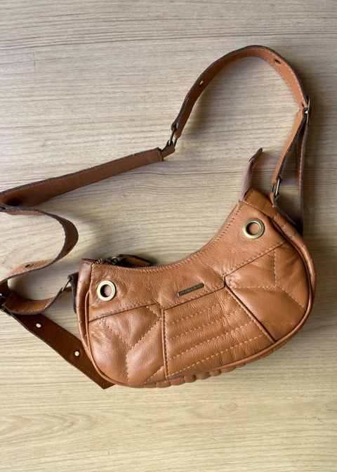 Bolsa Baguete caramelo