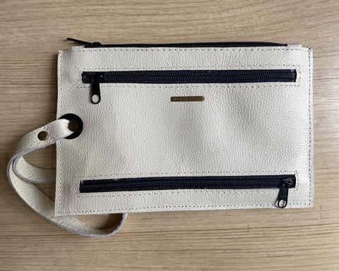 Carteira Zíper off white