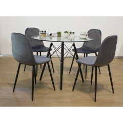 Mesa Eames Black + Sillas - comprar online