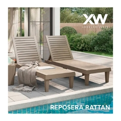 Reposera Jaipur Rattan - comprar online